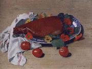 Felix Vallotton Still life with Ham and Tomatoes oil painting reproduction
